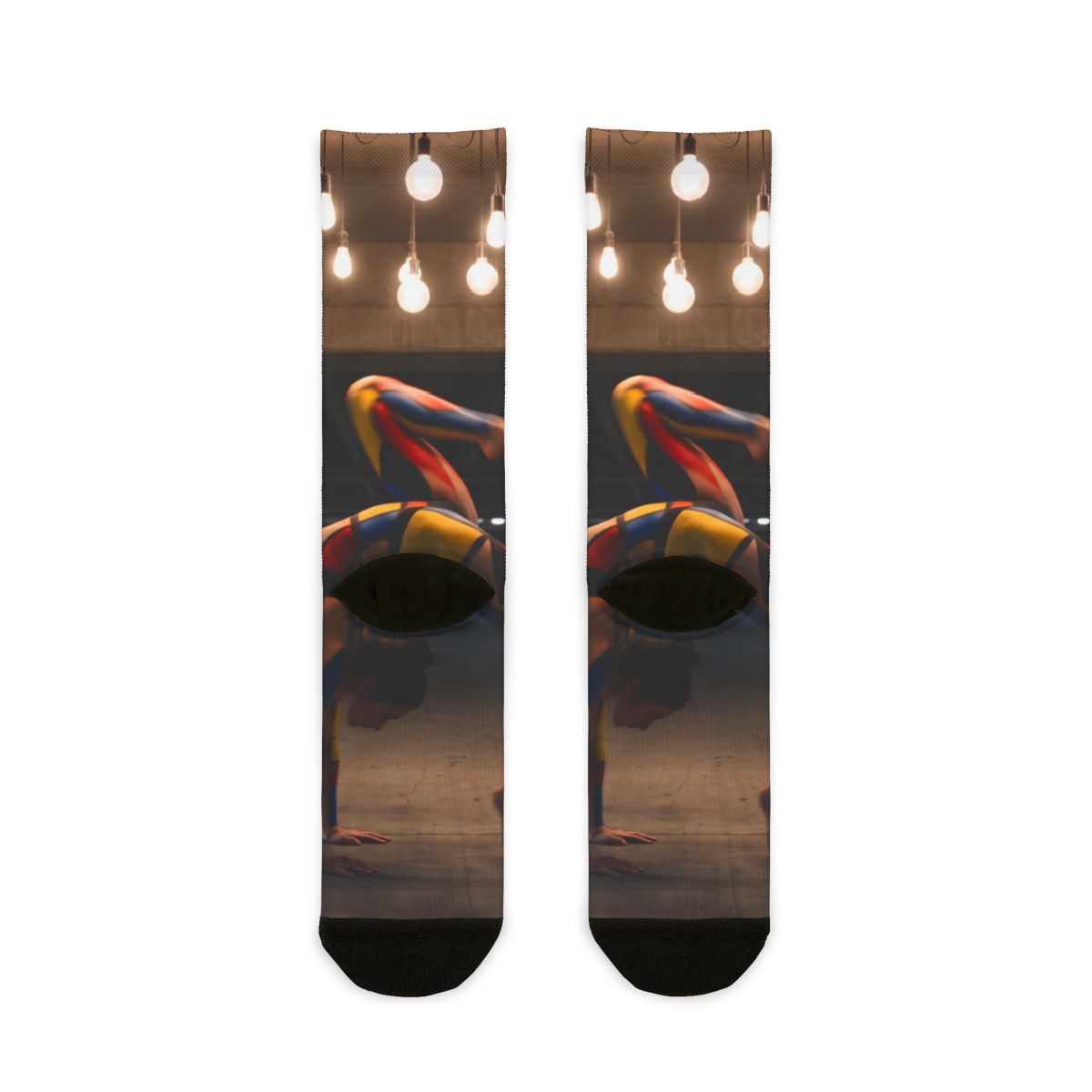 Sublimation Crew Socks - Kinetic Arch | Echovira Gallery