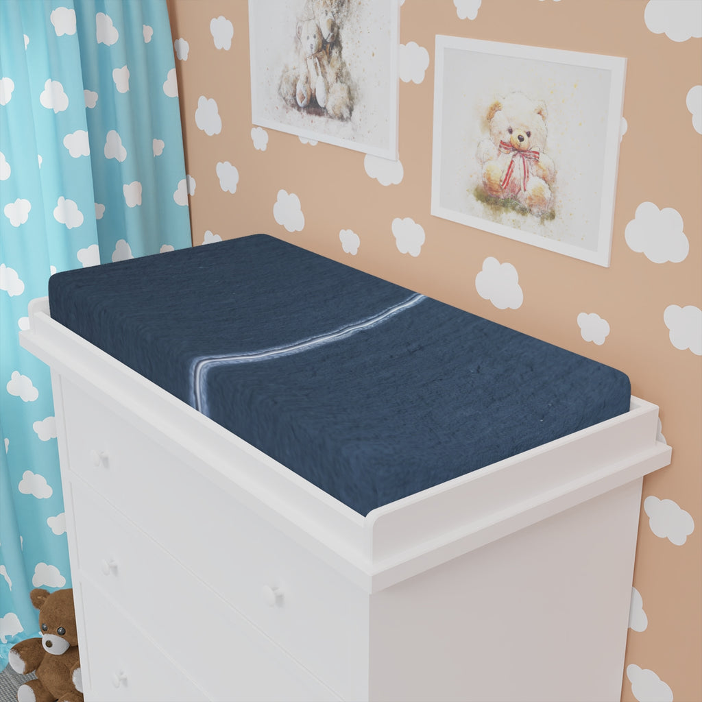 Minimalist Slate Baby Changing Pad Cover