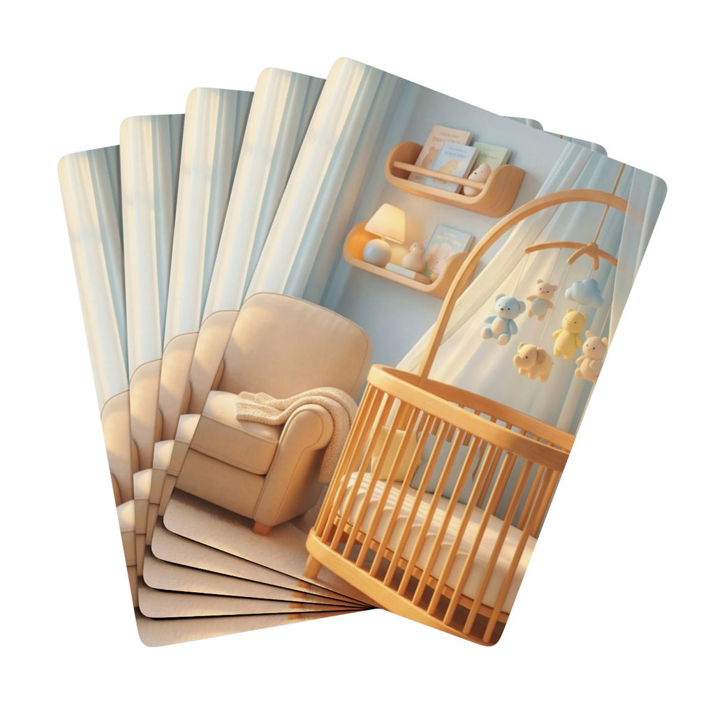 Poker Playing Cards - Dreamy Serene Nursery Art | Echovira...