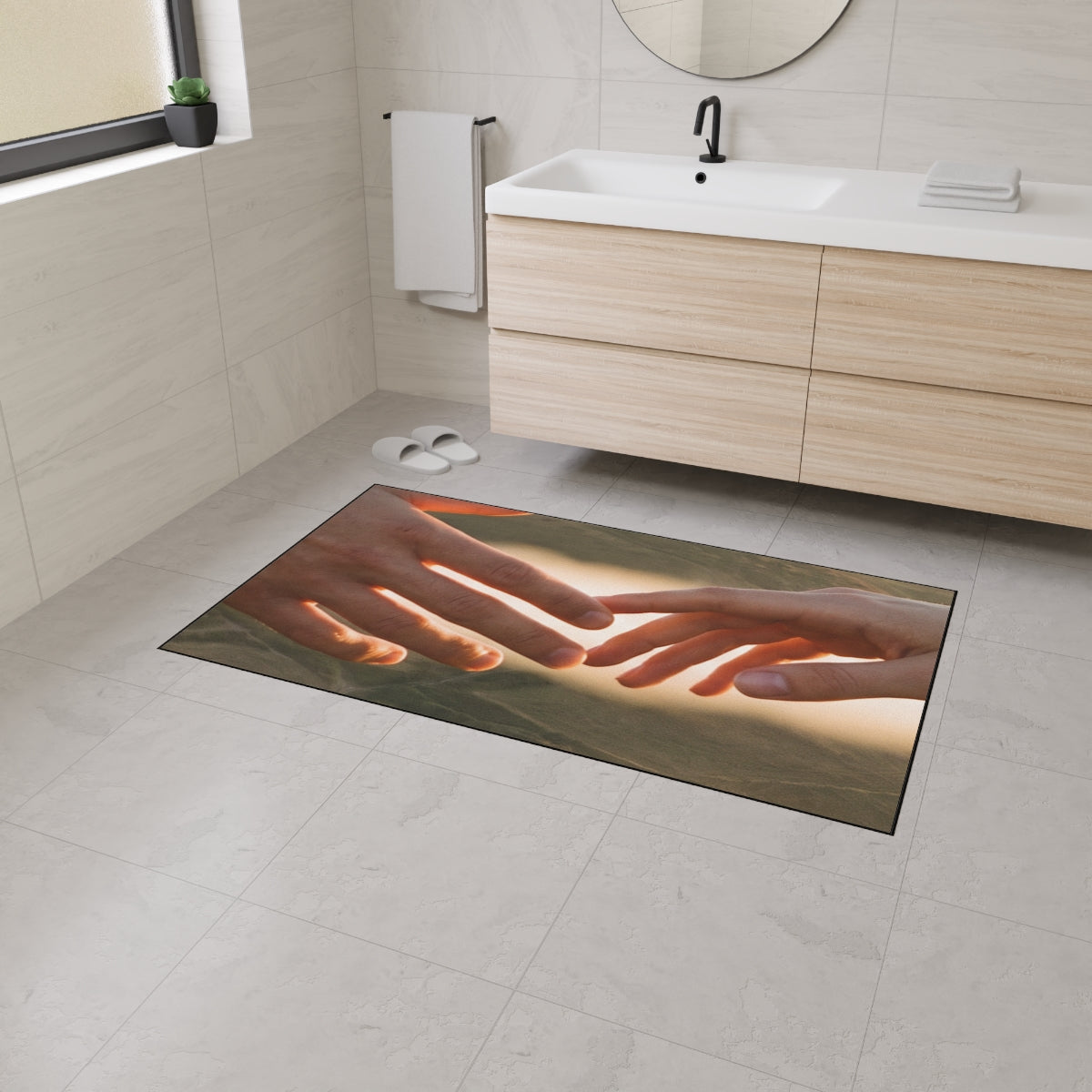 Heavy Duty Floor Mat - The Infinite Touch | Ethereal Coastal...