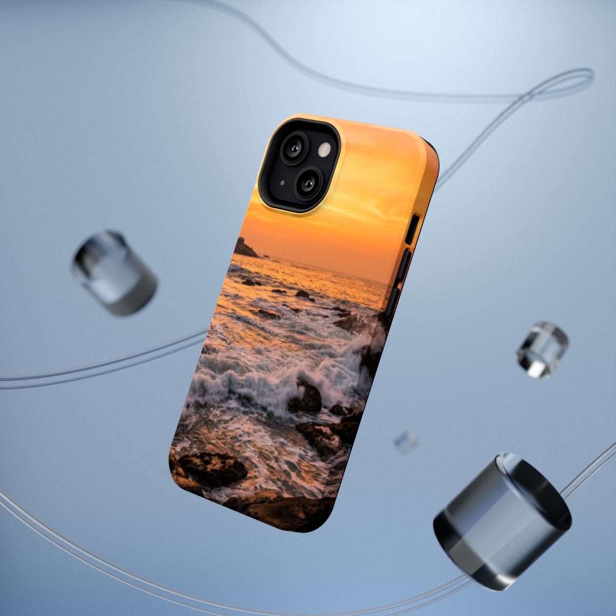 Impact-Resistant Cases - Phone Case - Sunrise Coastal Art— sizes part 1/2