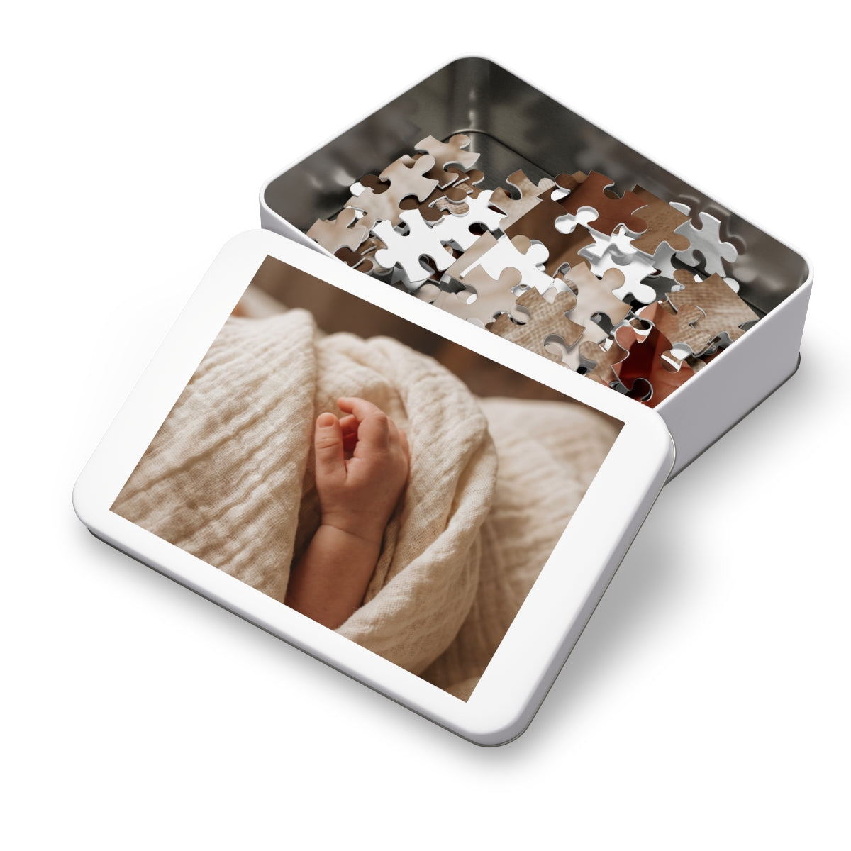 Jigsaw Puzzle with Tin - Serene Mindful Activity