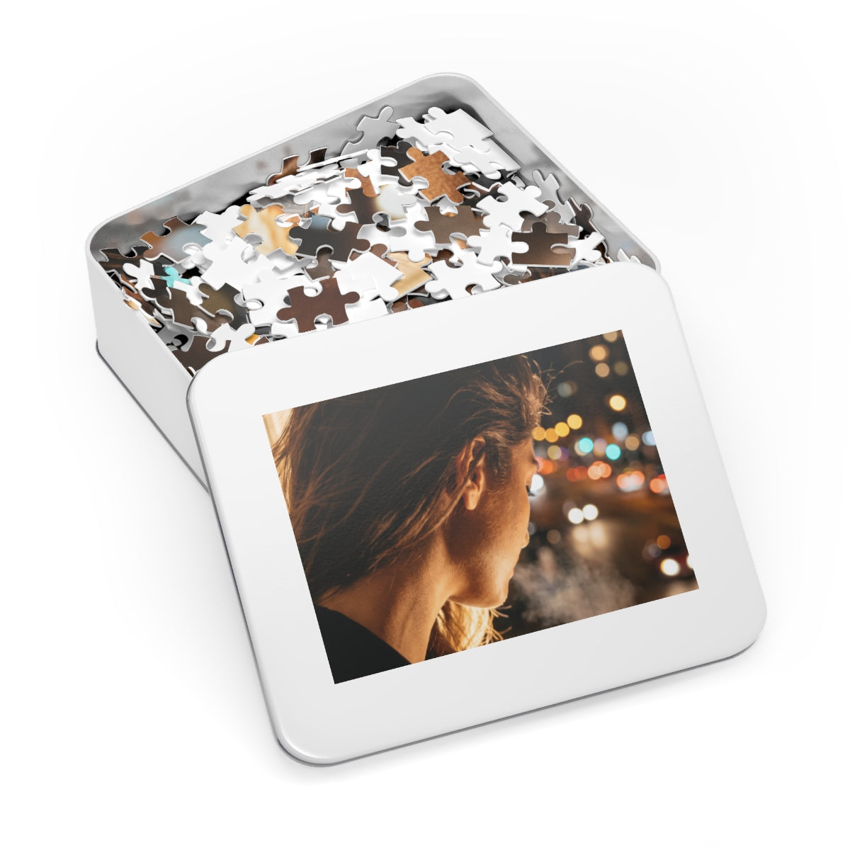 Jigsaw Puzzle with Tin - City Reverie (30, 110, 252, 500......