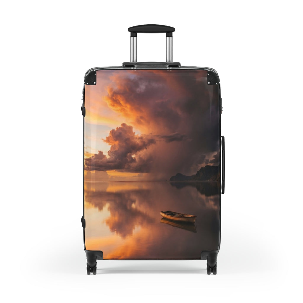 Suitcase - Golden Horizon Travel Case | Echovira Gallery