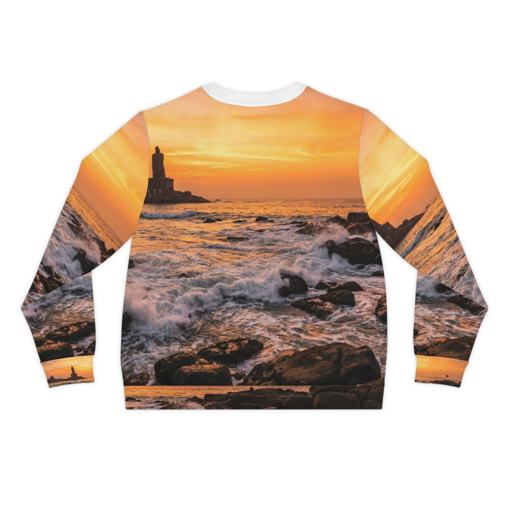 Light Sweatshirt - Golden Ocean Glow