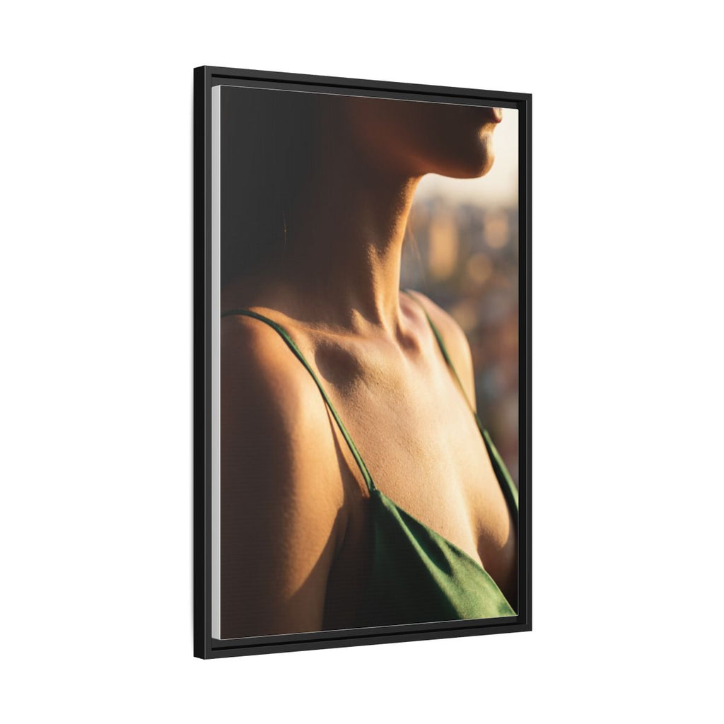 Framed Matte Canvas - Sunlit Muse