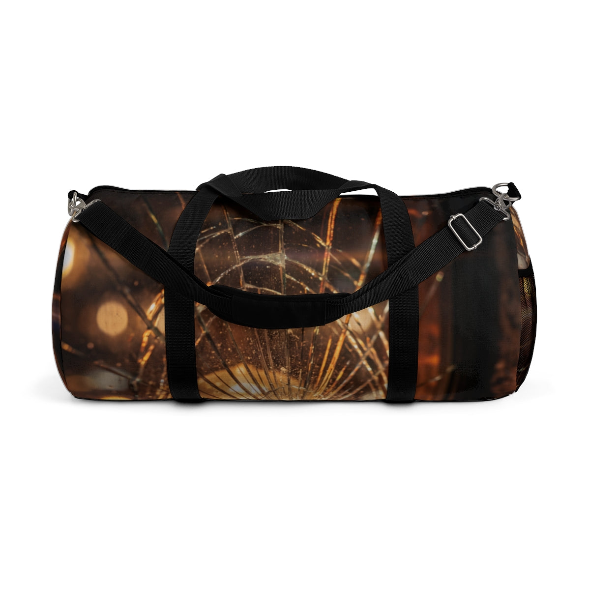 Duffel Bag - Shattered Light Moody Glass Art | Echovira...