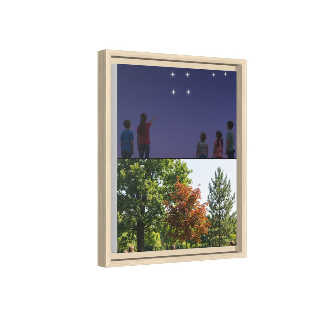 Framed Matte Canvas - Discovery — Natural / 1.25"