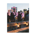 Plaid pour enfant avec skyline urbaine