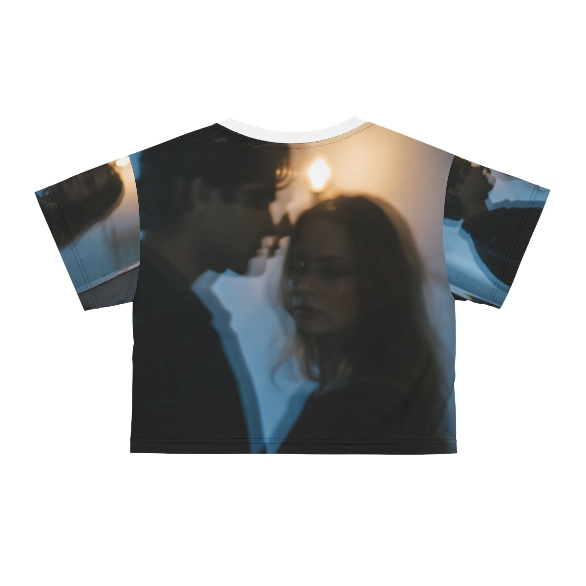 Midnight Reflection Crop Tee - Aesthetic Streetwear |...