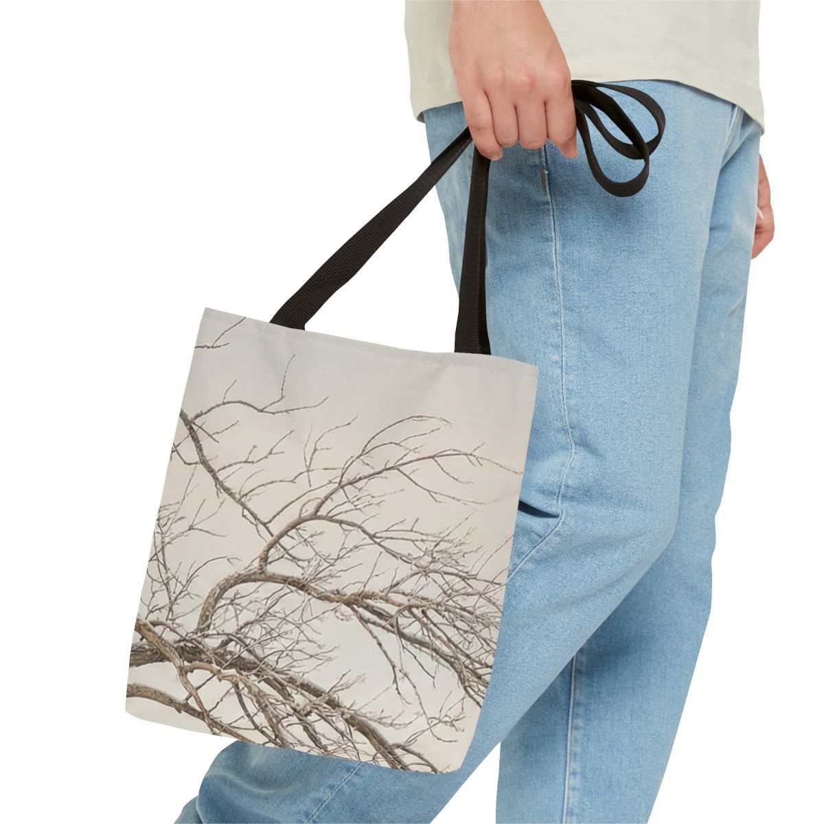 Tote Bag - Winter Branch Solitude Landscape | Echovira...