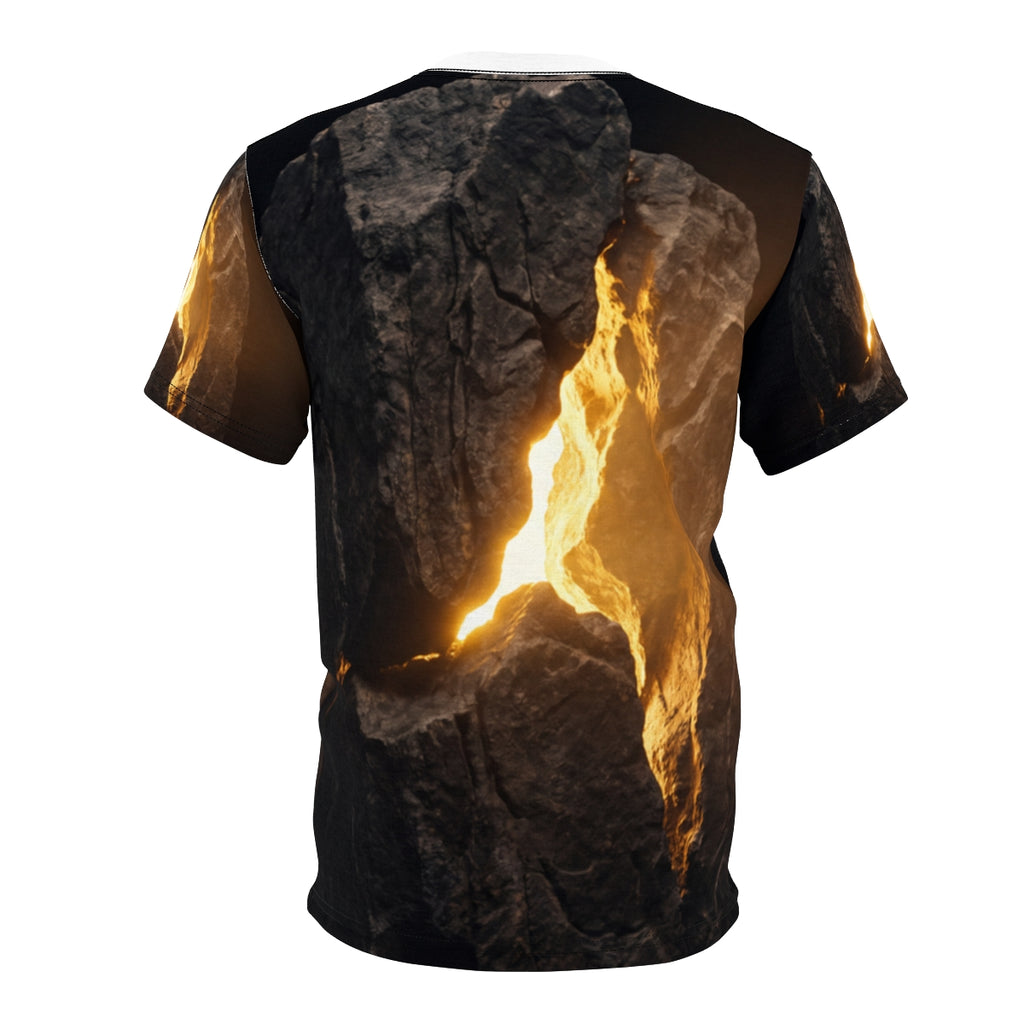Men's Cut & Sew Tee - Golden Monolith Shirt | Echovira...
