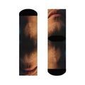 Crew Socks - Neon Horizon Portrait | Echovira Gallery