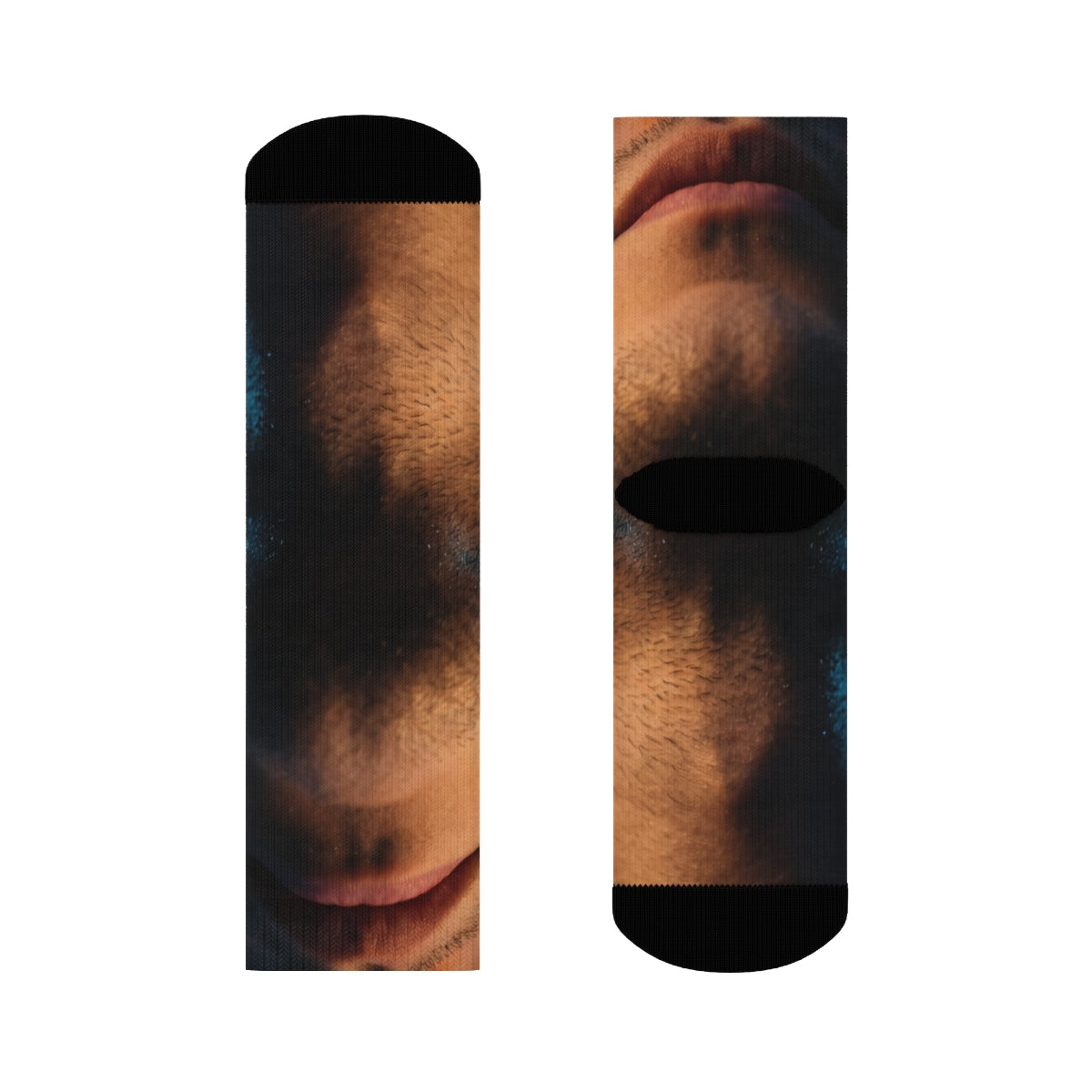 Crew Socks - Neon Horizon Portrait | Echovira Gallery
