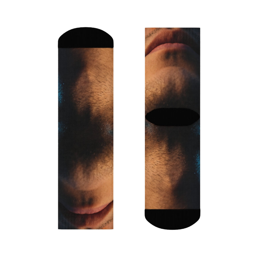 Crew Socks - Neon Horizon Portrait