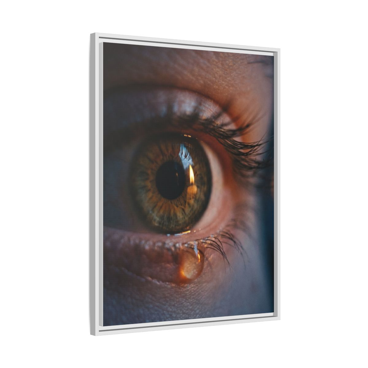 Matte Canvas, Framed - Luminous Tear