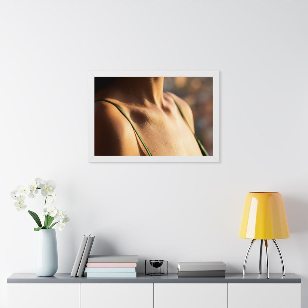 Framed Horizontal Poster - Golden Hour Glow - Minimalist......
