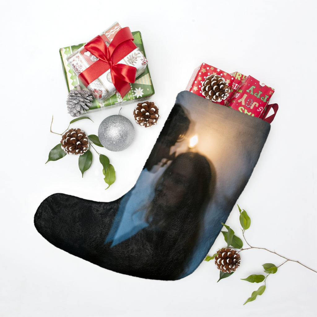 Midnight Reflection Stockings - Moody Holiday Decor |...