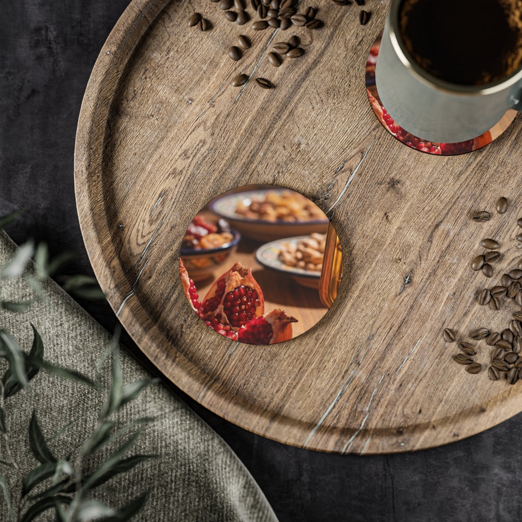 Coasters - Amber Feast Tabletop Set (1 & 4 pcs) | Echovira...