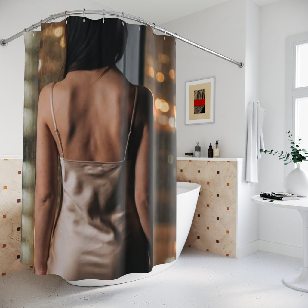 Shower Curtain - Rainscape Silhouette | Echovira Gallery