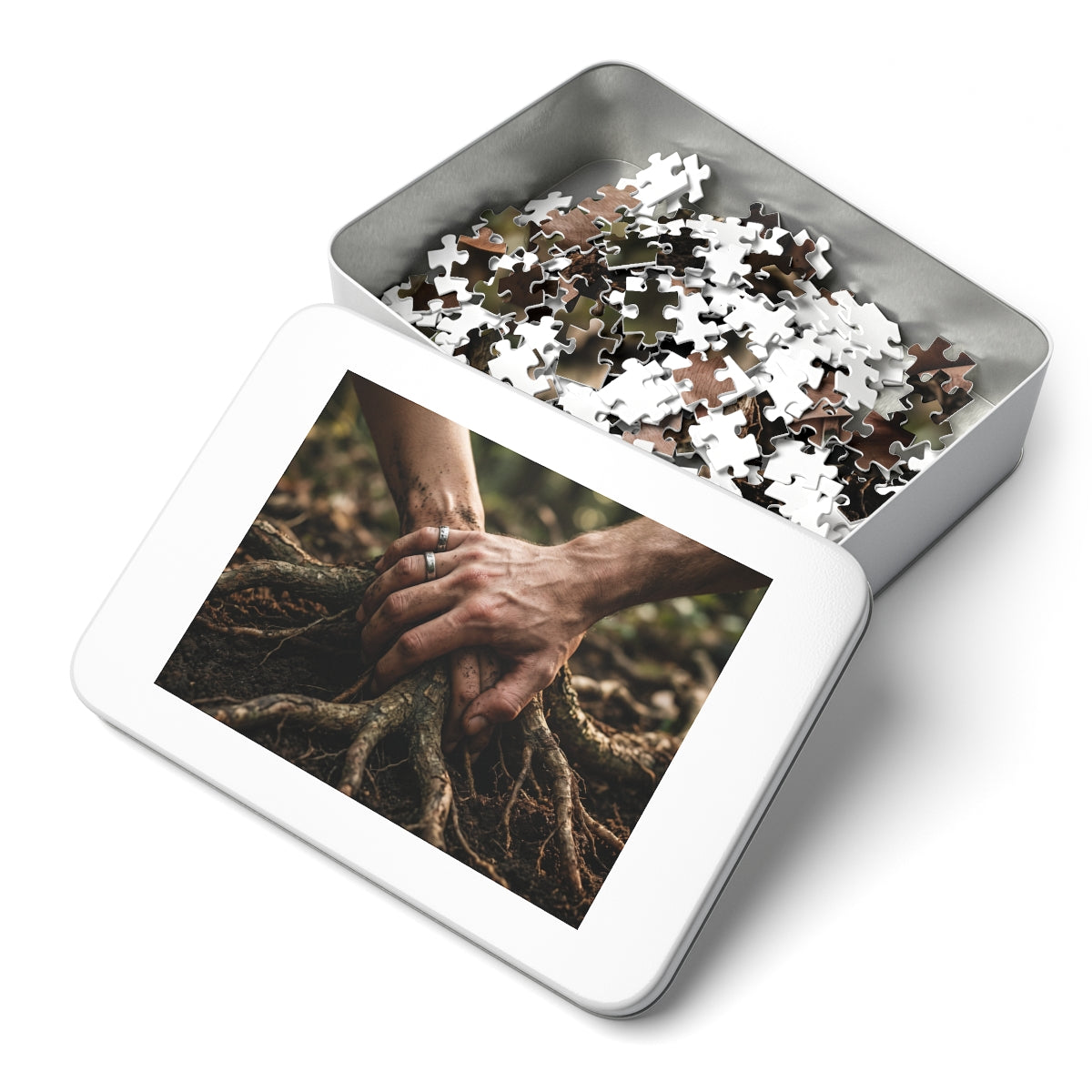 Forest Roots Jigsaw Puzzle with Storage Tin
