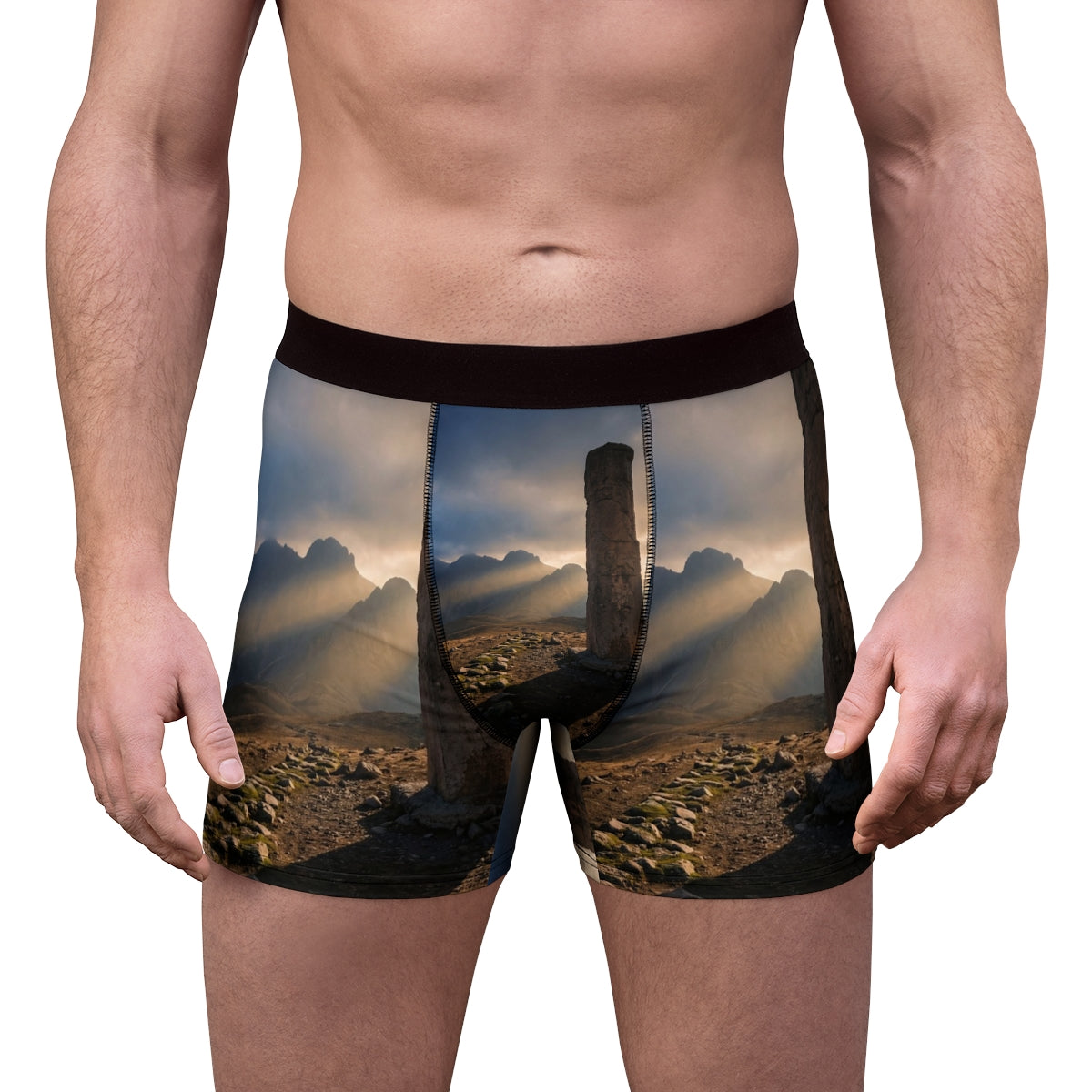 Men's Boxer Briefs - Mystic Monolith Ancient Persian... |...