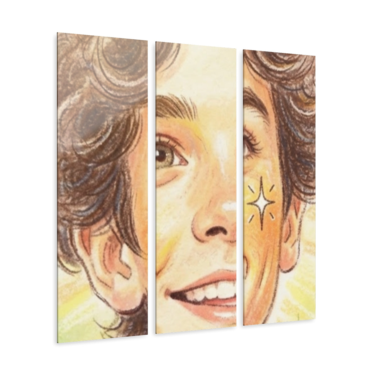 Acrylic Prints Triptych - Sunshine Boy — Portrait | Echovira...