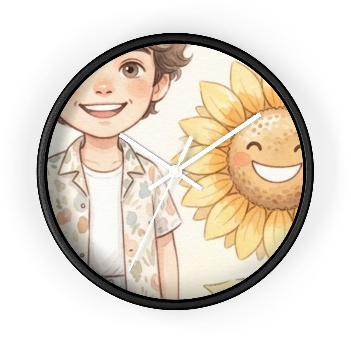 Wall Clock - Sunlit Garden Hours | Echovira Gallery