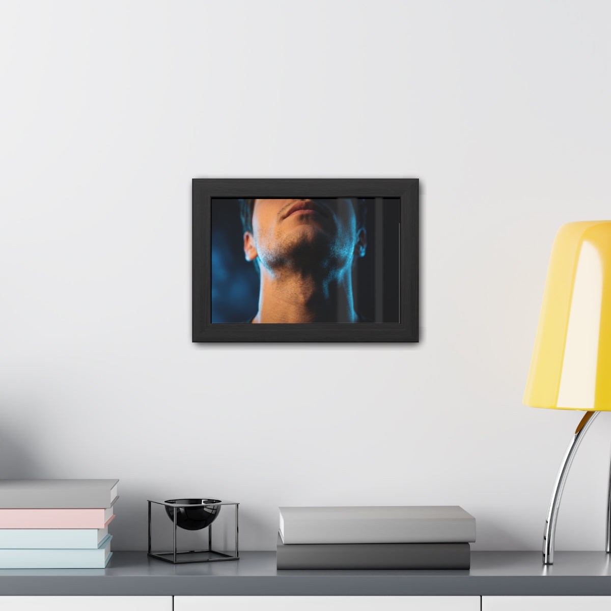 Framed Posters - Neon Shadows Cinematic Portrait Art (10×8...