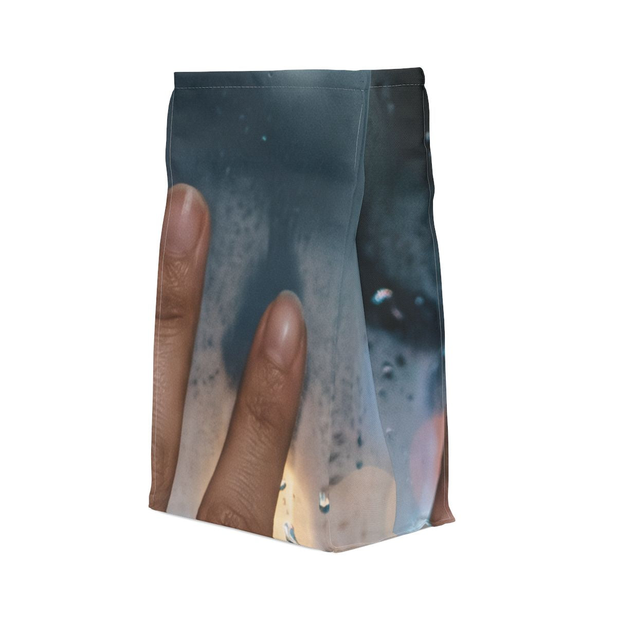 Rainy City Window Polyester Lunch Bag