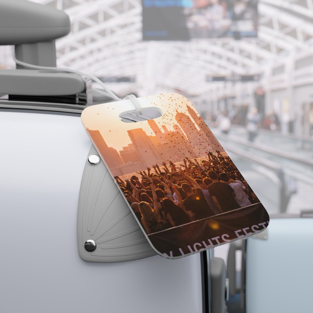 Luggage Tag - City Lights Festival | Echovira Gallery