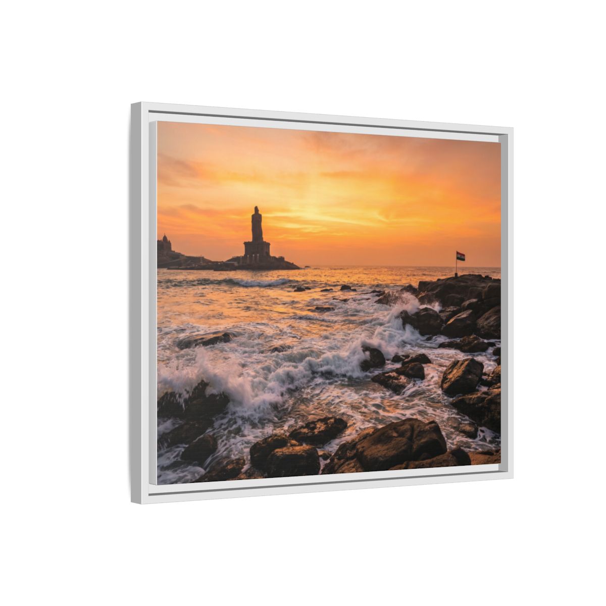 Framed Matte Canvas - Majestic Golden Coast