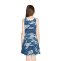 Girls' Cyanotype Floral Pathway Sundress