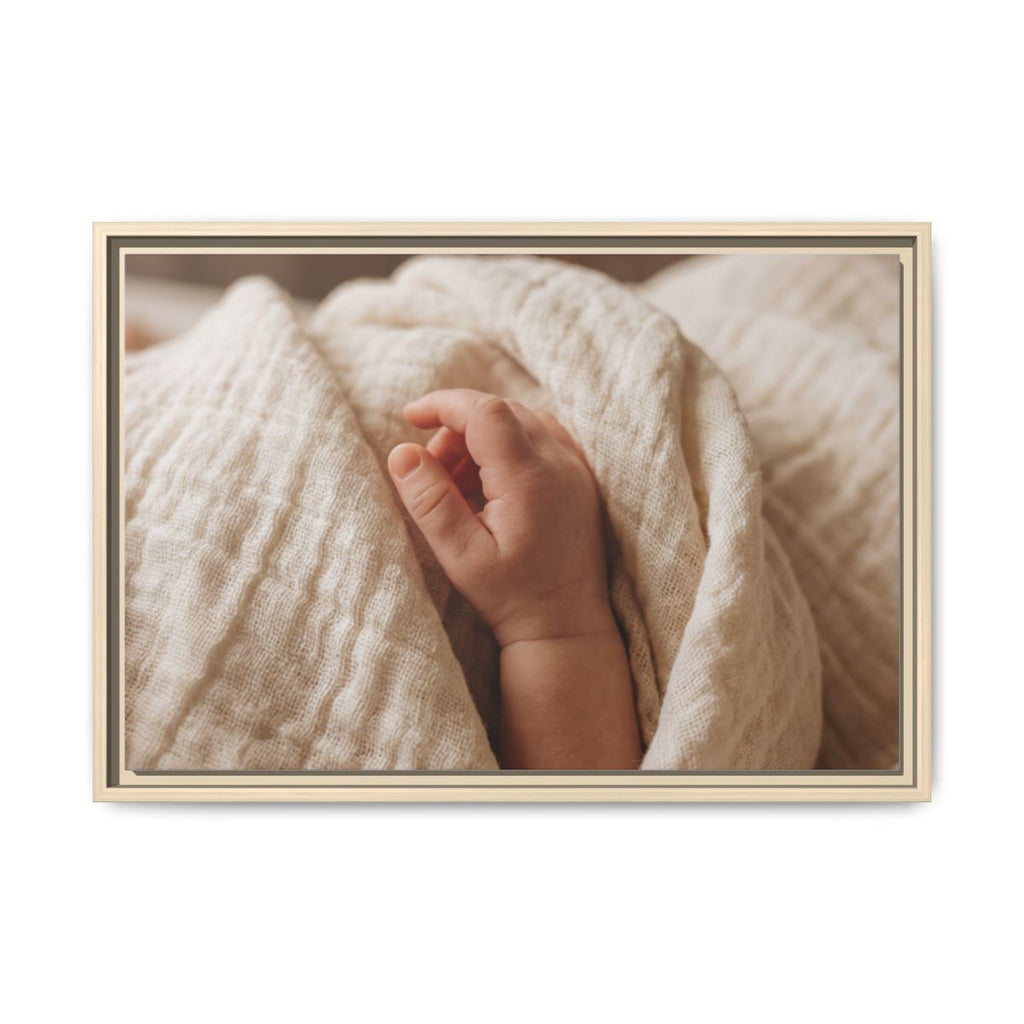 Framed Matte Canvas - Neutral Nursery — Natural / 1.25"