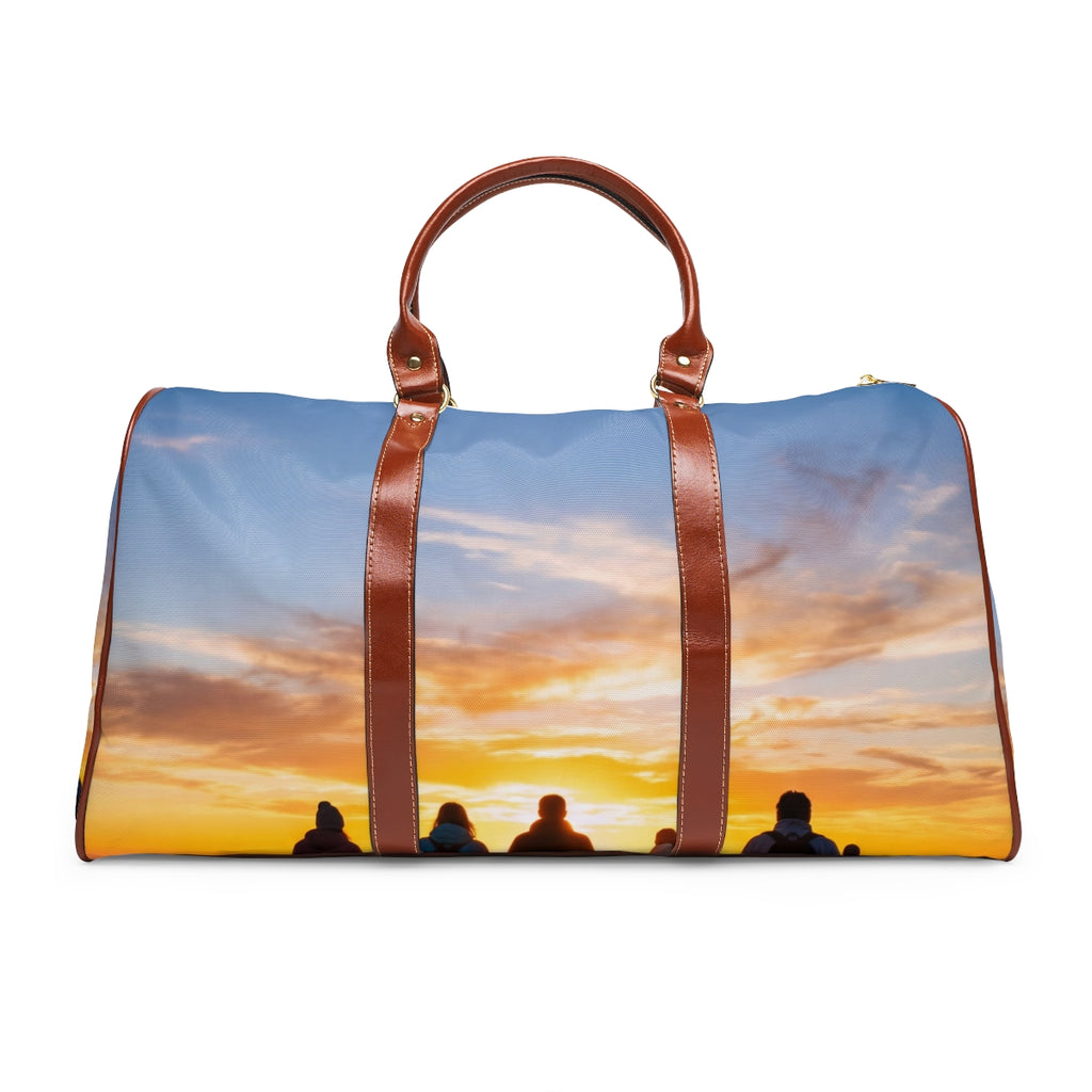 Waterproof Travel Bag - Sunset Horizon | Echovira Gallery