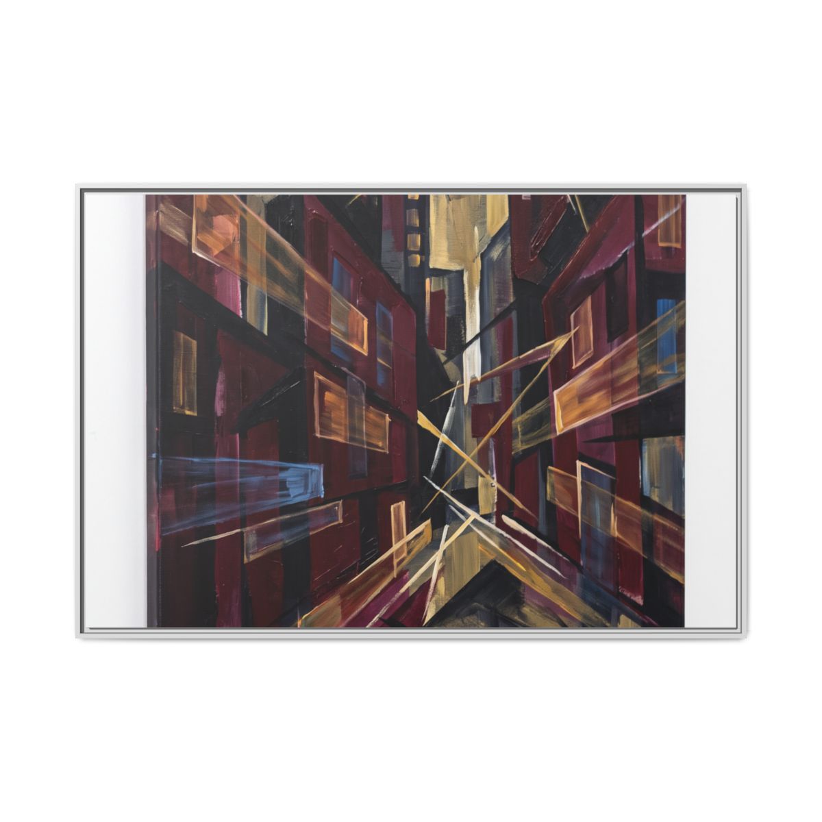 Framed Matte Canvas - Urban Perspective (10×8, 12×9, 14×11...