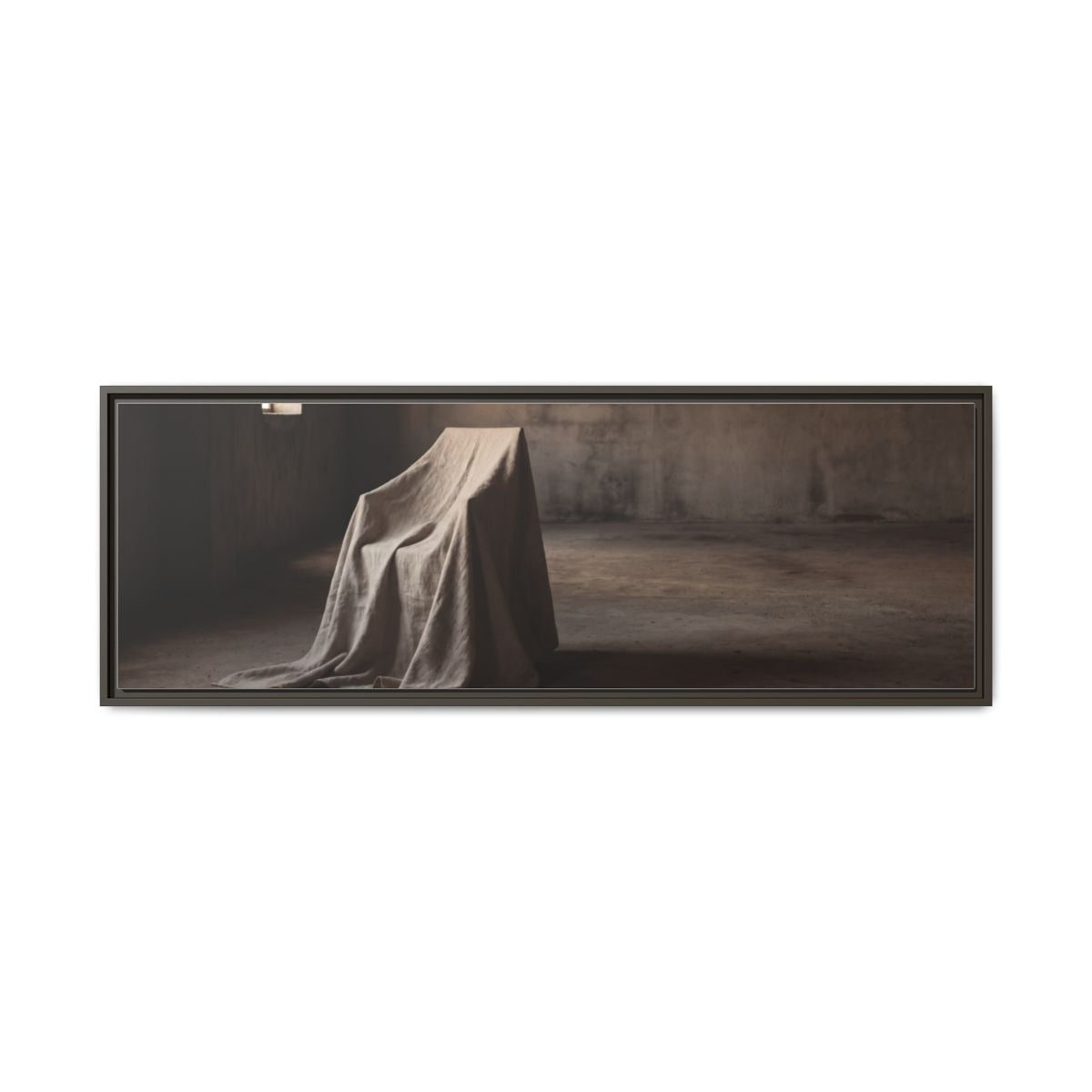 Matte Canvas, Framed - Wabi-Sabi Room — Espresso / 1.25"