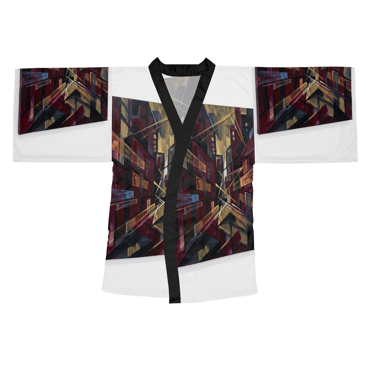 Long Sleeve Kimono Robe - Urban Glow | Echovira Gallery
