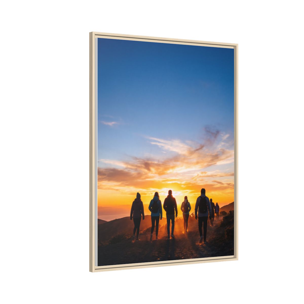 Matte Canvas, Framed - Epic Dawn Trek