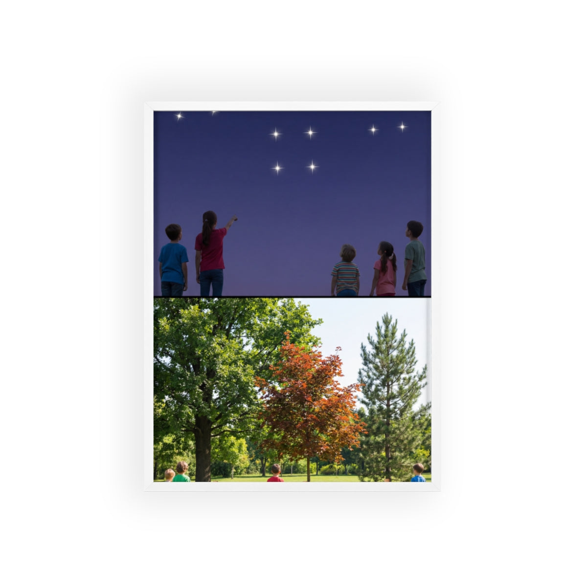 Wooden Framed Poster - Wonder — Portrait