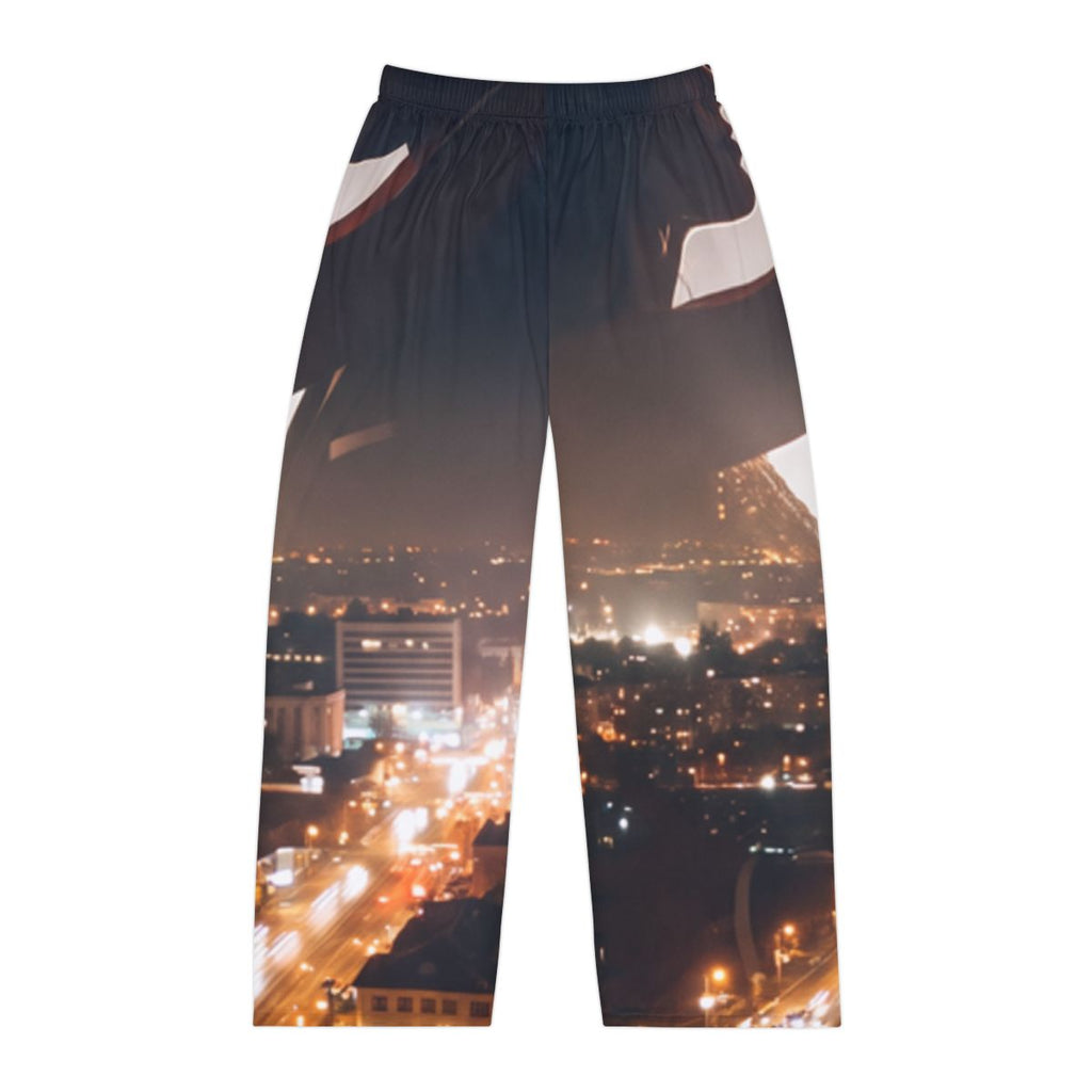 Men's Pajama Pants - Midnight City Skyline | Echovira...