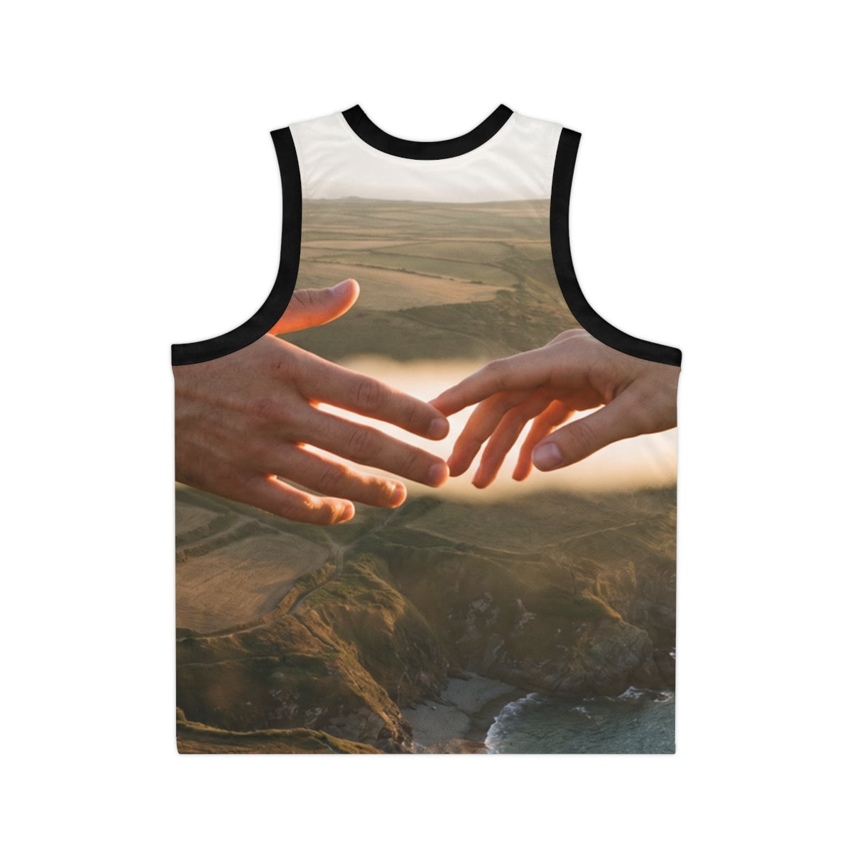 Unisex Basketball Jersey - The Infinite Touch | Ethereal......