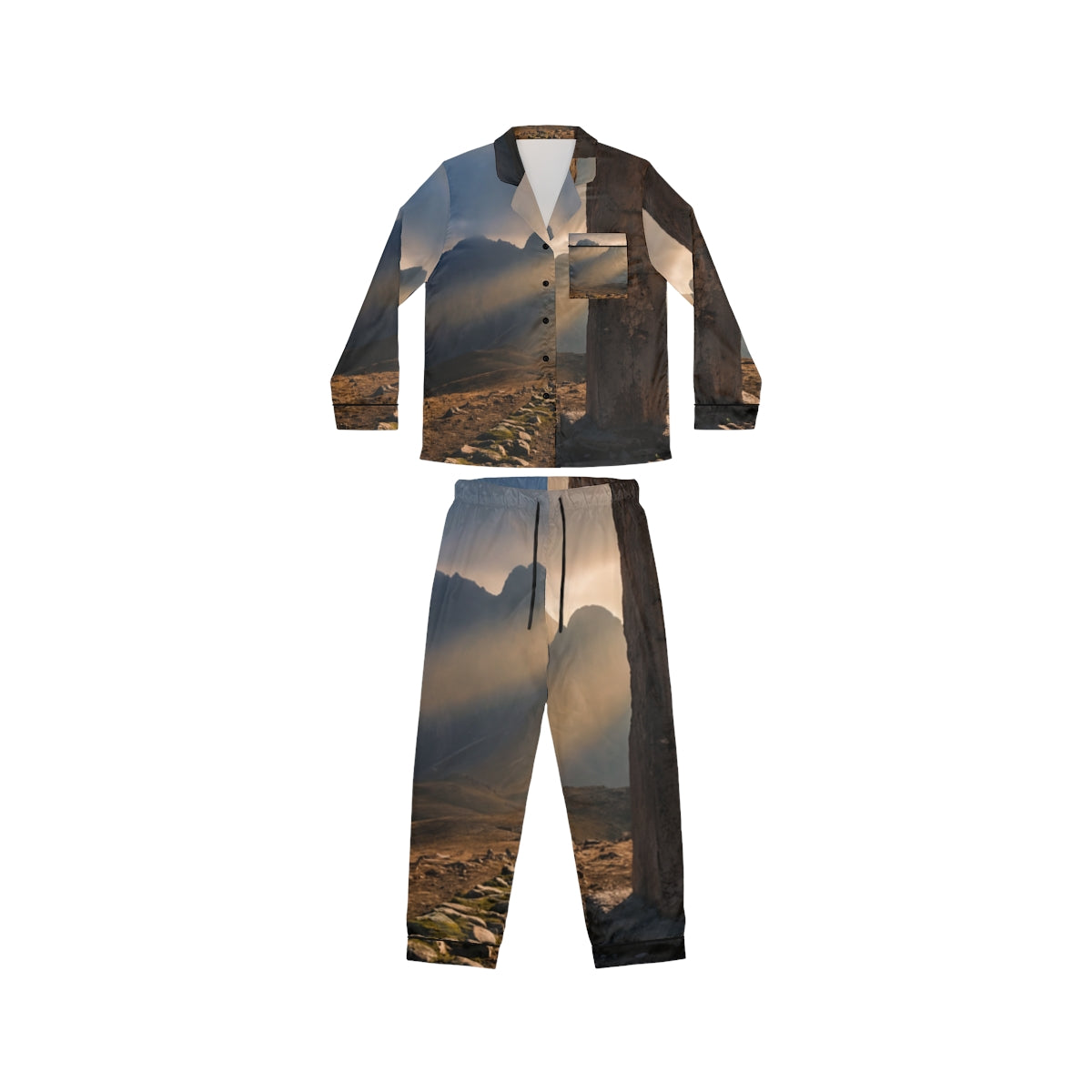 Women's Satin Pajamas - Ethereal Mood