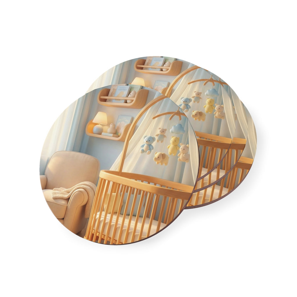 Soft Blue Coasters - Tabletop Serenity