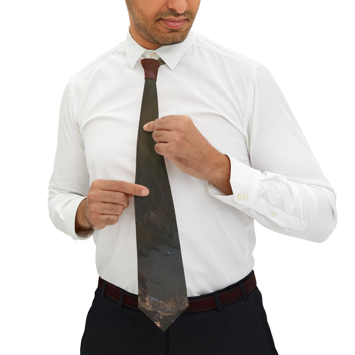 Necktie - The Infinite Touch | Ethereal Coastal Art |...