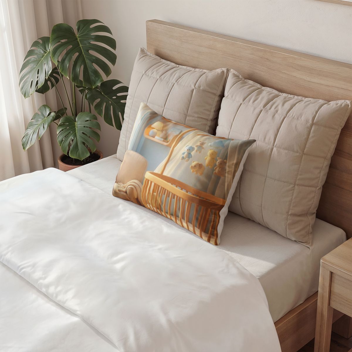 Serene Cotton Pillow Sham - Bedroom Calm