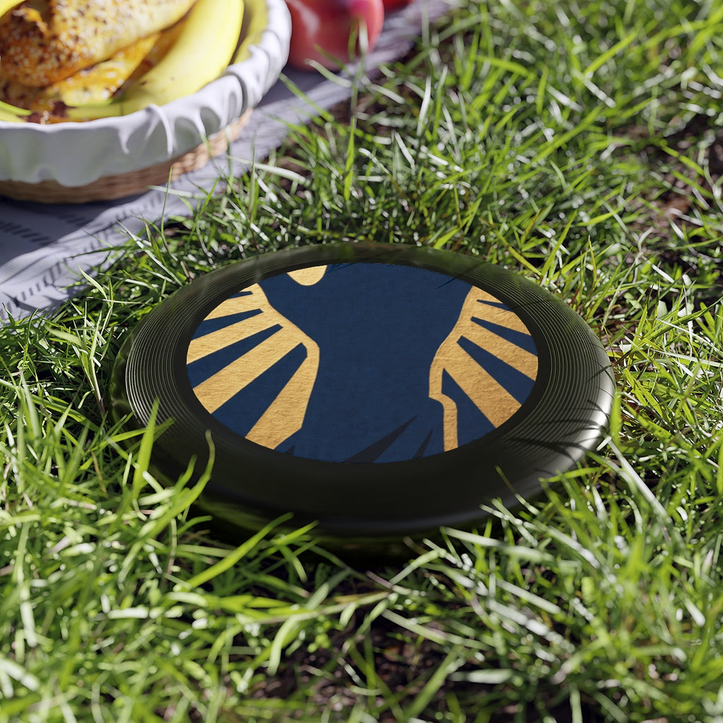 Wham-O Frisbee with Celestial Gold Art