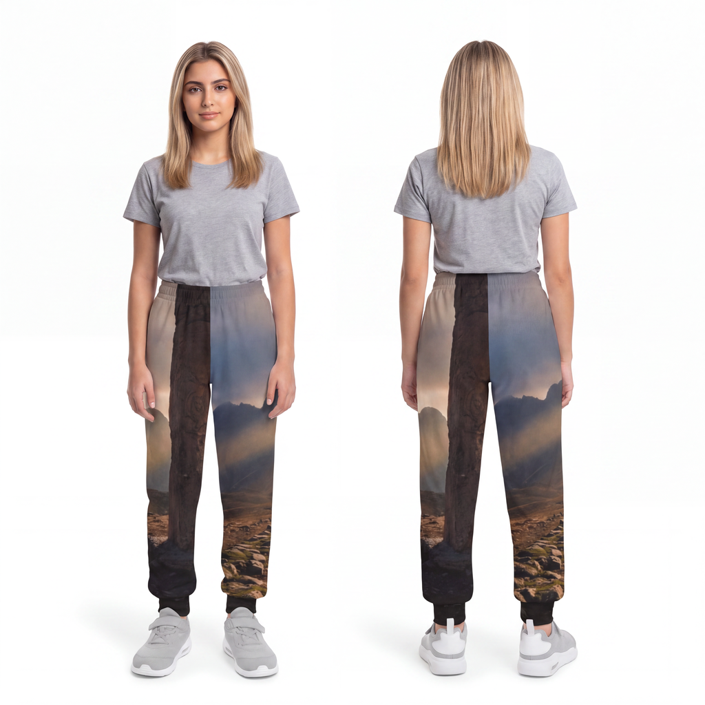 Youth Joggers - Ancient Mountain Sentinel Art | Echovira...
