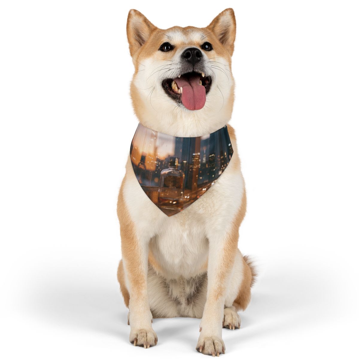 Pet Bandana Collar - Amber City Vibe | Echovira Gallery