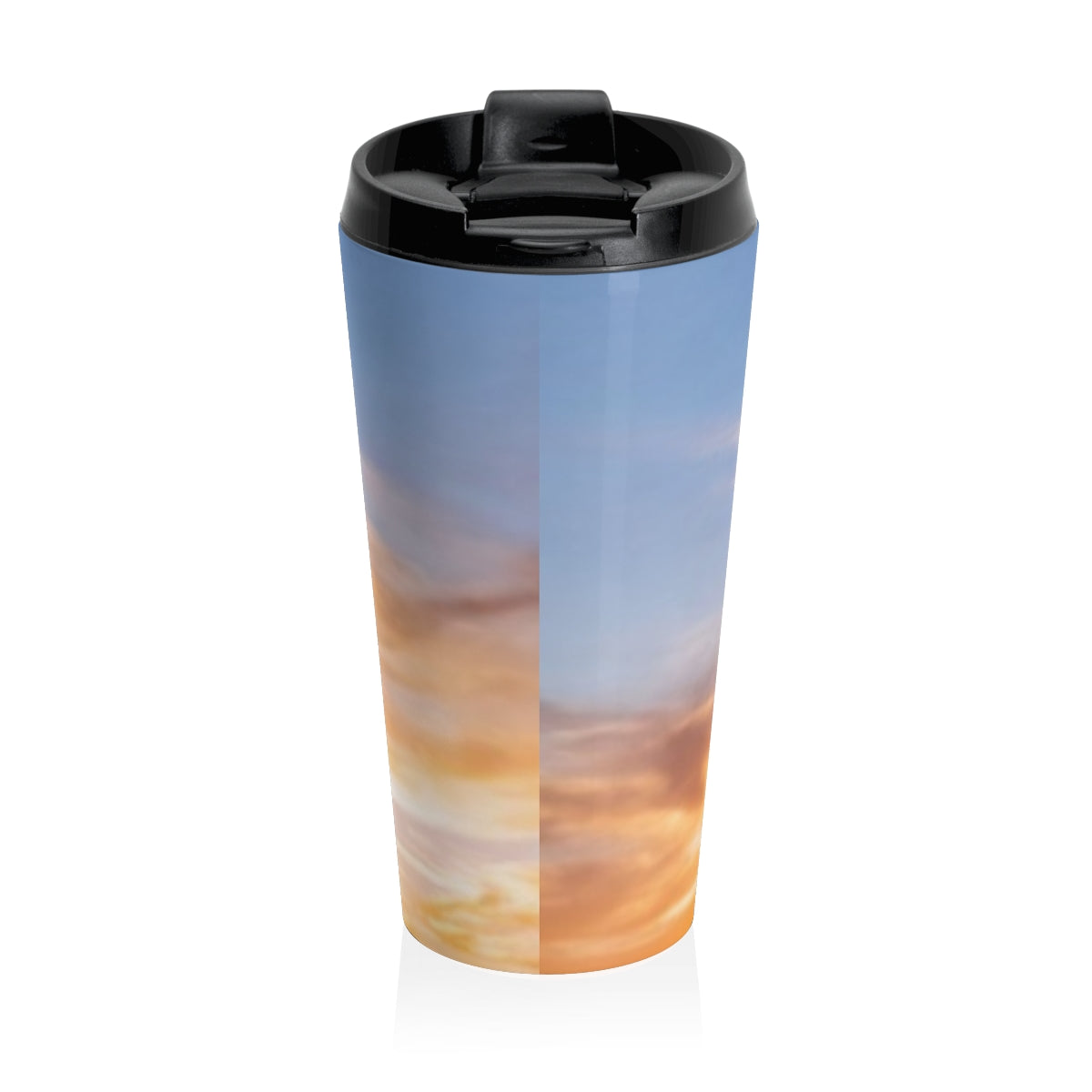 Stainless Steel Travel Mug - Sunset Ridge | Echovira Gallery